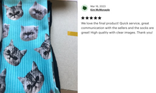 Load image into Gallery viewer, Personalized Socks, Face Socks, Pet Socks, Logo Socks, Custom Socks