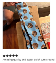 Load image into Gallery viewer, Personalized Socks, Face Socks, Pet Socks, Logo Socks, Custom Socks