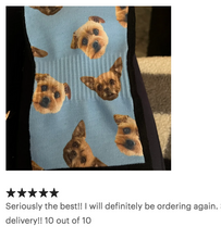Load image into Gallery viewer, Personalized Socks, Face Socks, Pet Socks, Logo Socks, Custom Socks